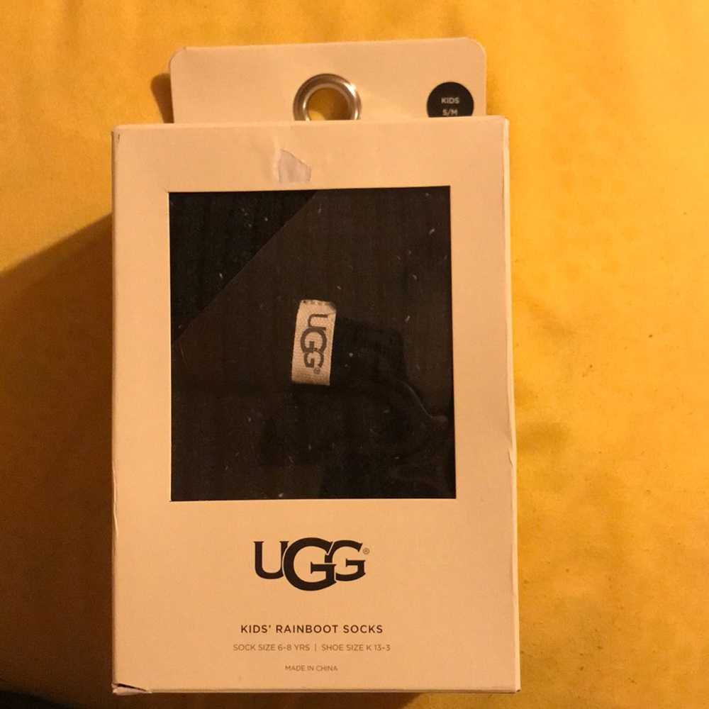 Ugg Kids’ Rainboot Socks shoe size k 13-3 new